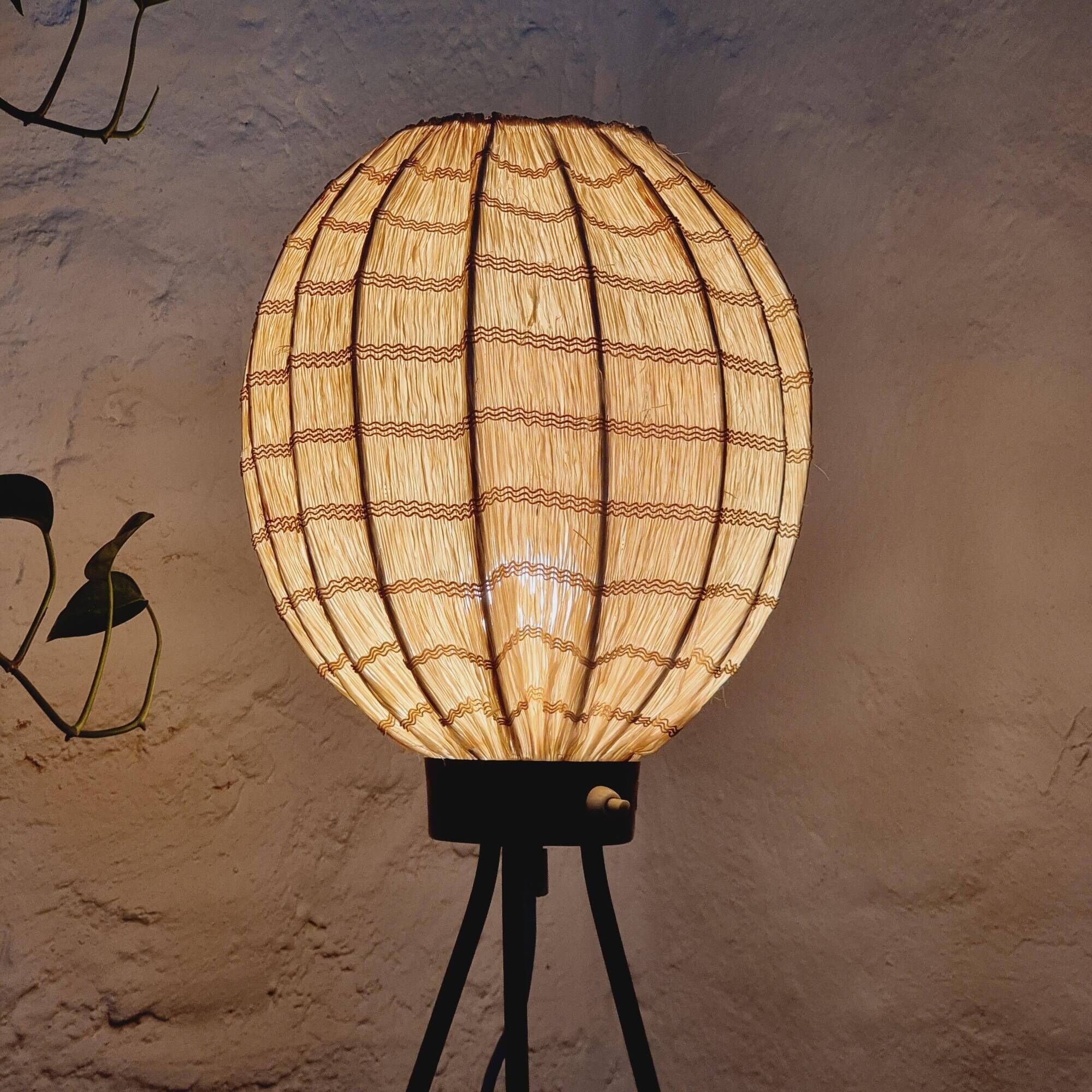 Rare Swedish tripod lamp, modern Scandinavian / mid-century modern style.
