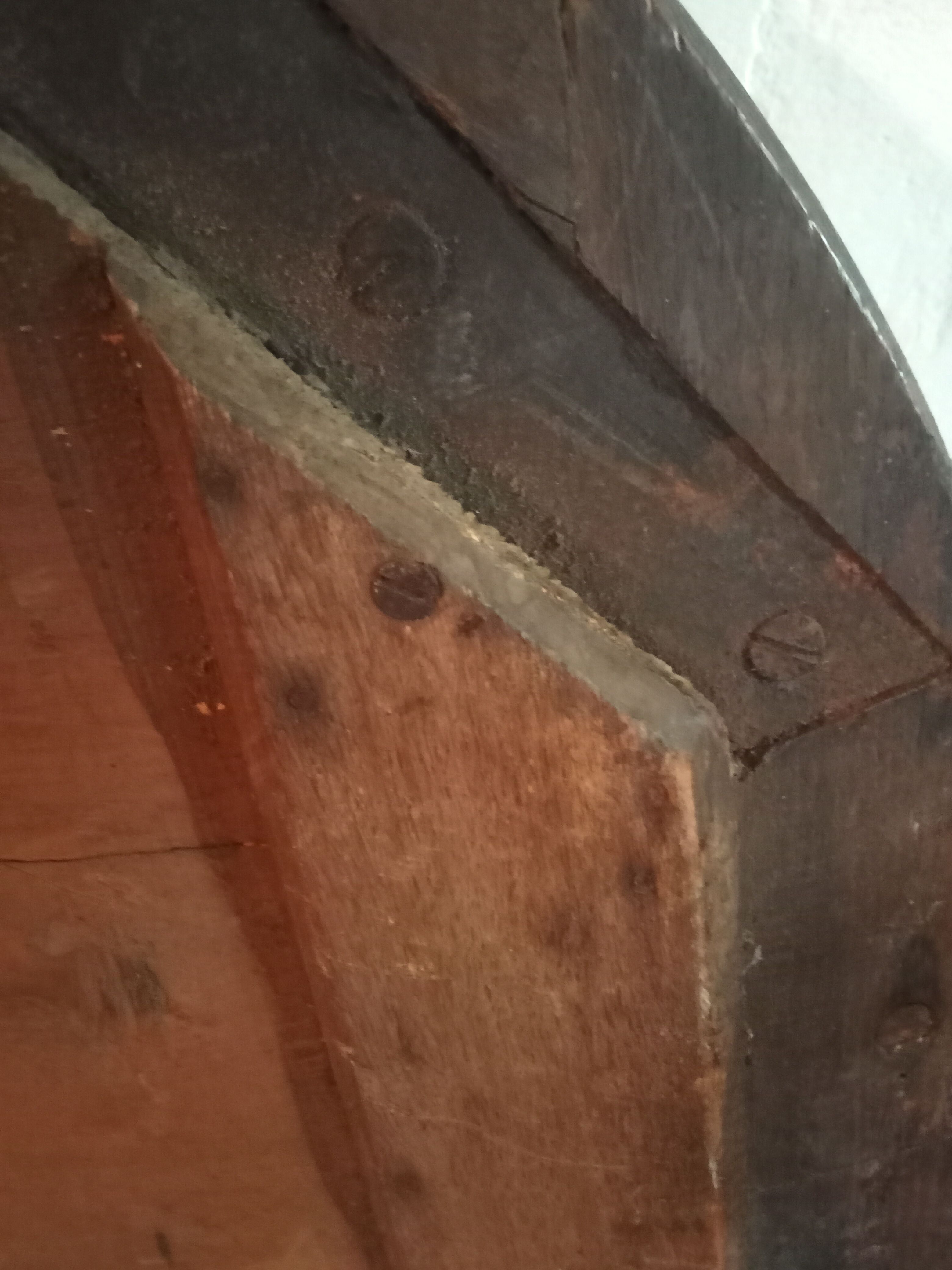 Very old bull's eye mirror