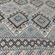 Hand-woven margoum rug in natural wool