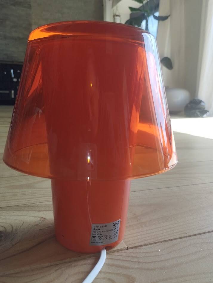 Ikea Gavik orange lamp – vintage design from the 70s/80s.