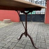 Bistro table with cast iron base