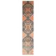 Vintage Turkish Hand-Knotted Wool Cotton Orange Runner Rug 80x394