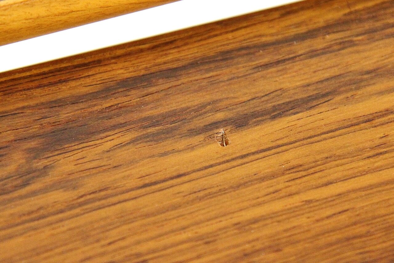 Set of 3 rosewood trundle tables, Sweden, 1960