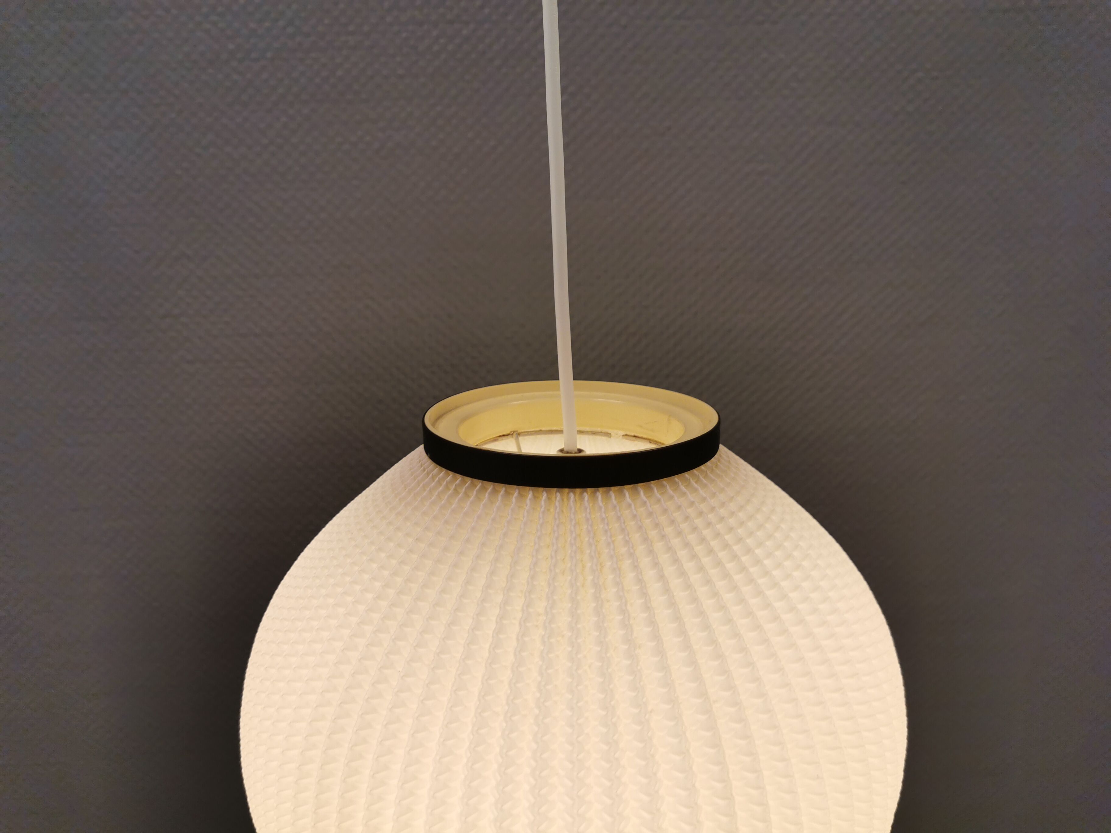 Danish pleated lamp model Pearl Shade, produced by Hoyrup Light and designed by Lars Ejler Schiøler
