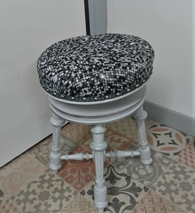 Antique piano stool