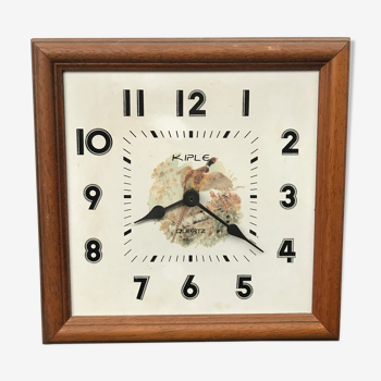 Horloge ancienne Kiple en bois