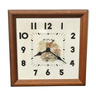 Horloge ancienne Kiple en bois