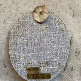 Gilded wood frame painting on silk