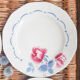 Lot of 6 dessert plates "boulogne" Digoin Sarreguemines