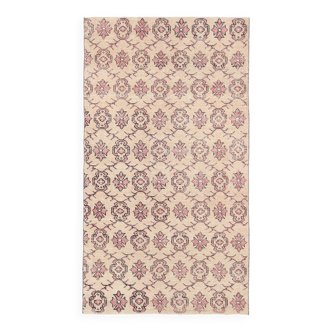 4x7 Rug For Living Room Soft Pastel Vintage Rug, 117x213Cm SK 3456