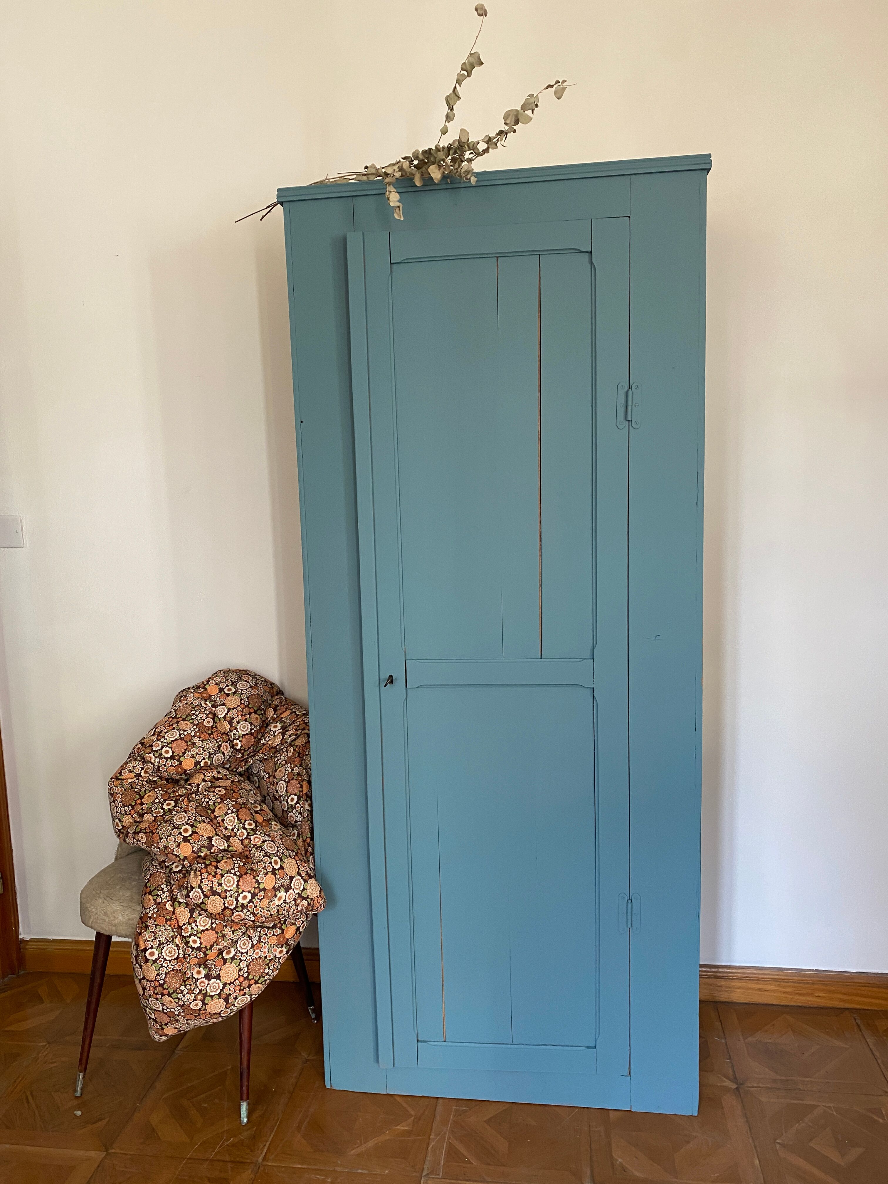 Nordic blue wardrobe