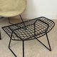 Diamond chair & ottoman by Harry Bertoia for Knoll