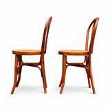 2 bentwood bistro chairs, circa 1900, by Cambier Frères