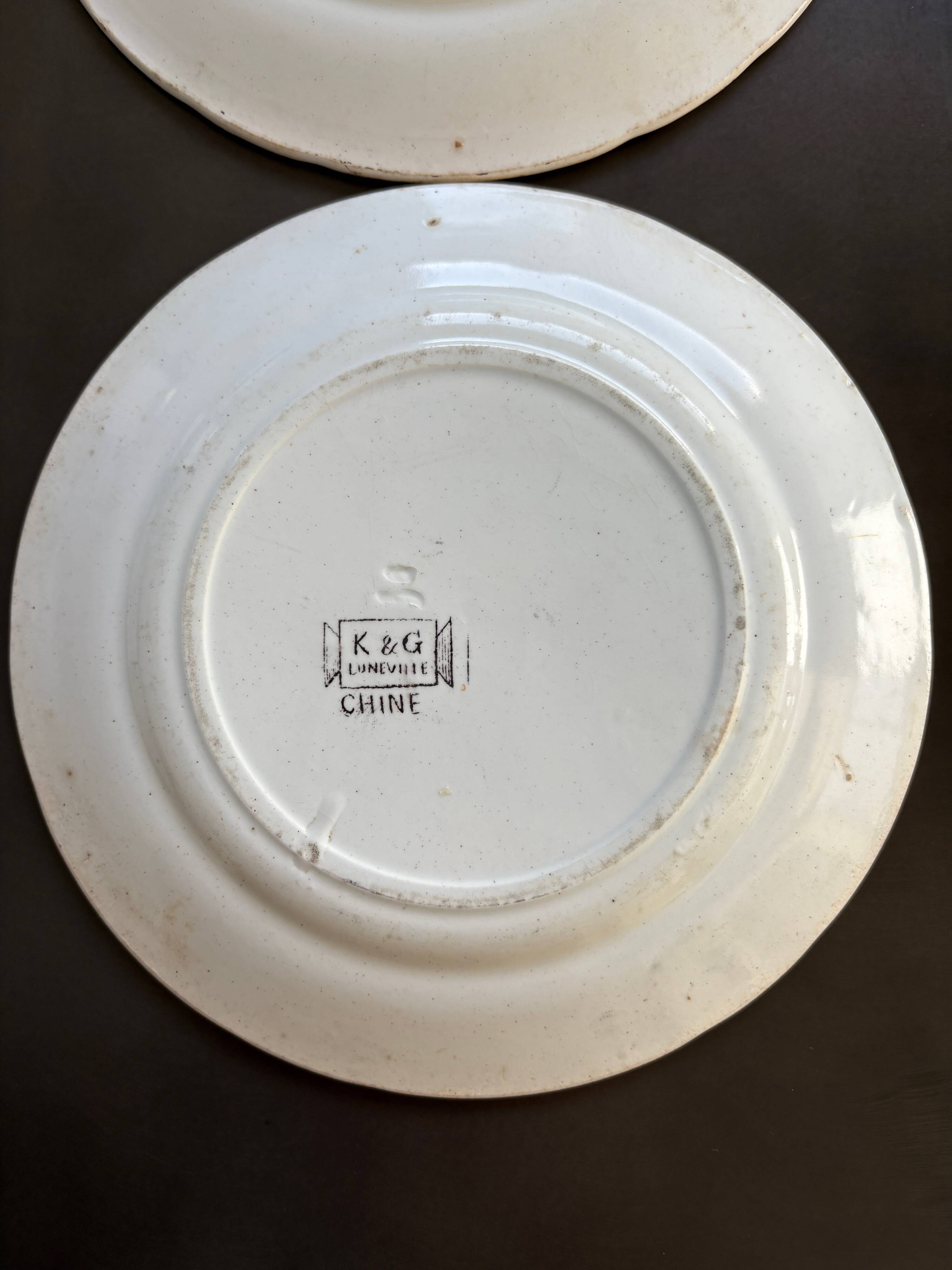 China KG Lunéville dessert plates