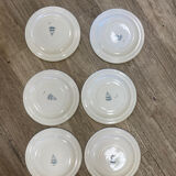 Vintage 70s patterned plates