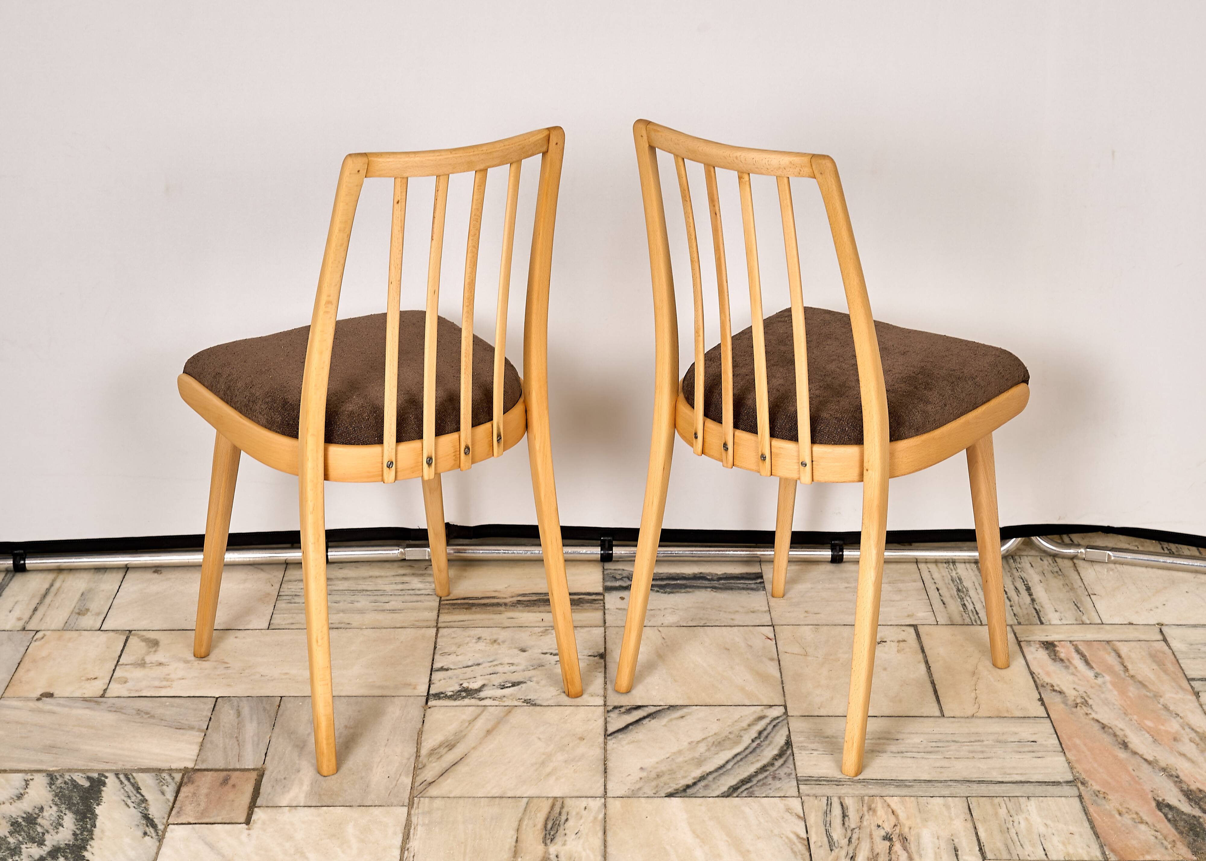 1960s Antonin Suman Dining Chairs , Set of 4