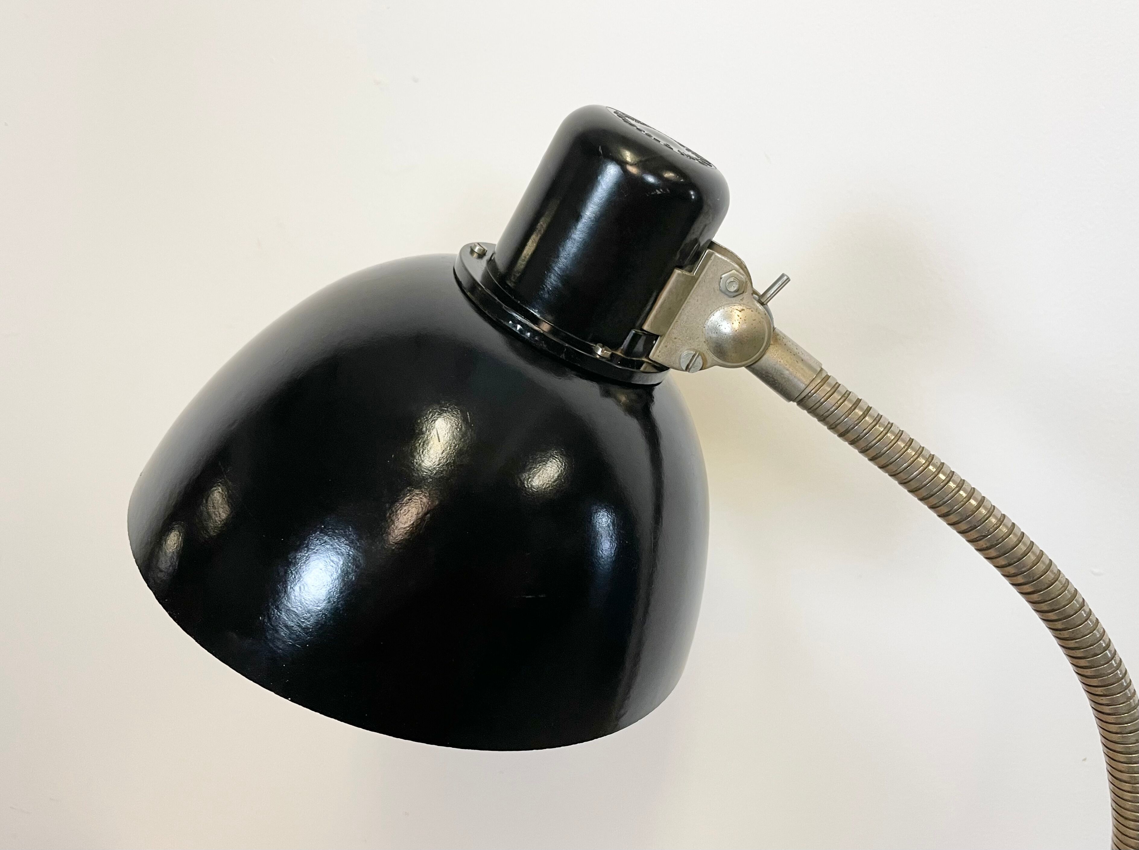 Industrial German Workshop Table Lamp from Reif Dresden, 1950s