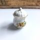 Ceramic sugar bowl Gien daisies antique