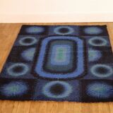 Vintage Danish carpet "rya" 1970
