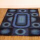 Vintage Danish carpet "rya" 1970