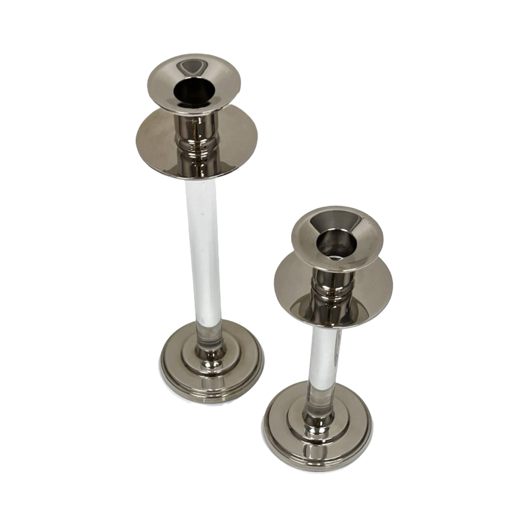 Pair of Svenskt Tenn candlesticks (designed by Estrid Ericson), Sweden 1960