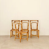 Vintage rattan canning chairs