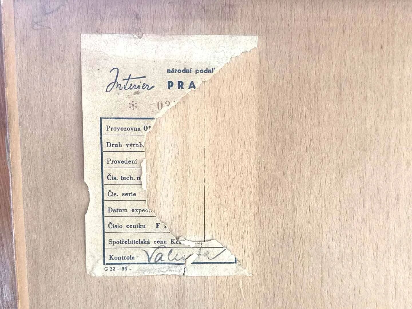 Vintage U-460 sideboard – Jiri Jiroutek for Interier Praha