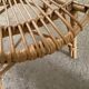 Fauteuil enfant vintage en rotin années 1960