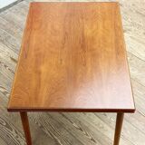 Extendable mid century teak dining table by scovby, denmark, 1950s