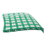 Plaid 70's bedspread