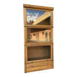 Modular Bookcase in Walnut and Oak by MD, 1960-70s