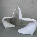 A set of 2  Panton Chairs by Verner Panton for Vitra