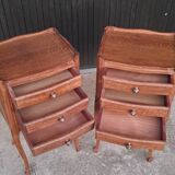 2 Louis XV style bedside tables