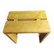 1 solid pine stool by Charlotte Perriand, Les Arcs, France.