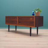 Rosewood chest of drawers, Danish design, 1960s, manufacturer: Hundevad & Co