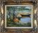 Tableau HST Post-Impressionist framed and signed by Poretskov "Little Girls by the Lake"