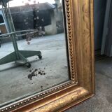 Louis Philipe mirror in 1m47 period gilded wood