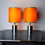 Pair of futuristic lamps by Marca SL, Spain, 1970