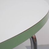 1930s loop table in chrome and formica