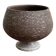 Vintage ceramic "birch bark" planter / flower pot, Chamotte
