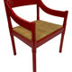 Fauteuil Carimate modèle 892 Vico Magistretti pour Cassina en rouge