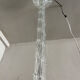 Beautiful Art Deco glass pendant.