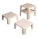 Space Age side tables GATTI by Mario Bellini for C&B Italia, set of 4