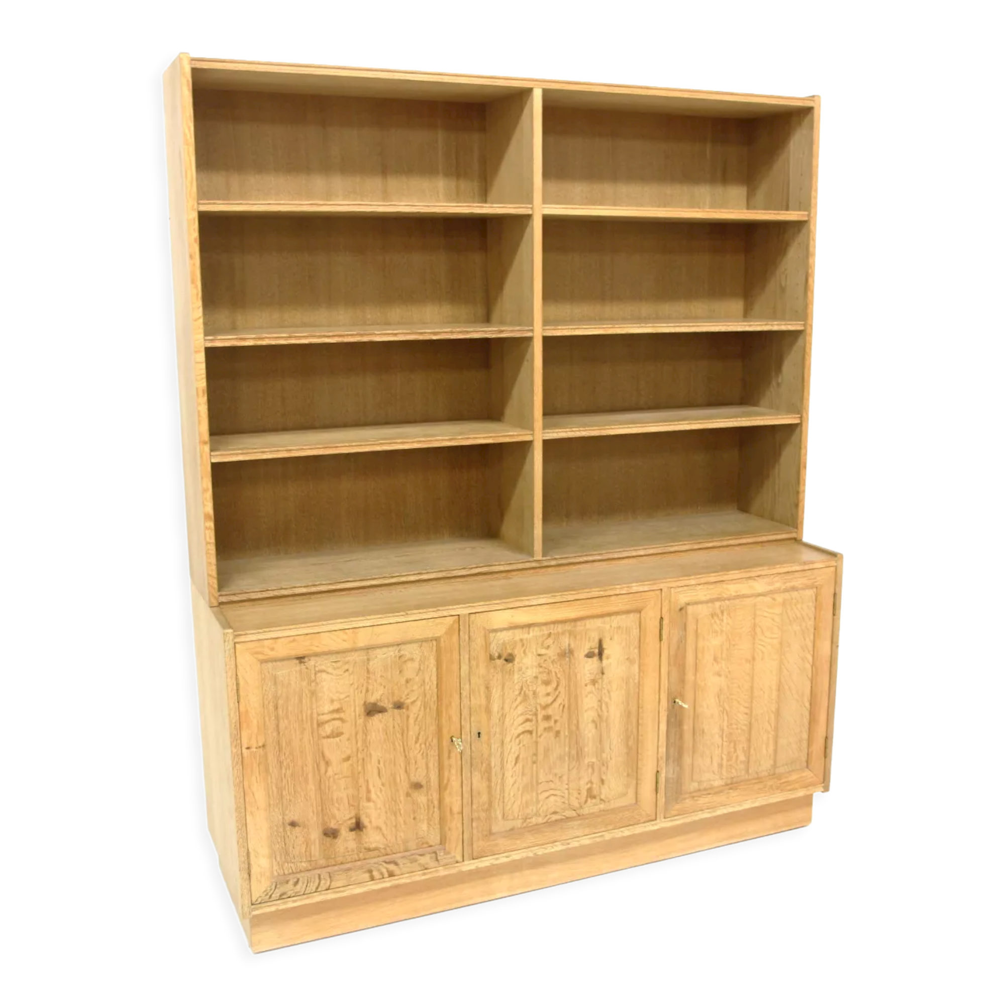 Oak chest of drawers-bookcase, Sweden, 1960
