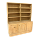 Oak chest of drawers-bookcase, Sweden, 1960