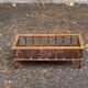 1970s carved solid wood planter