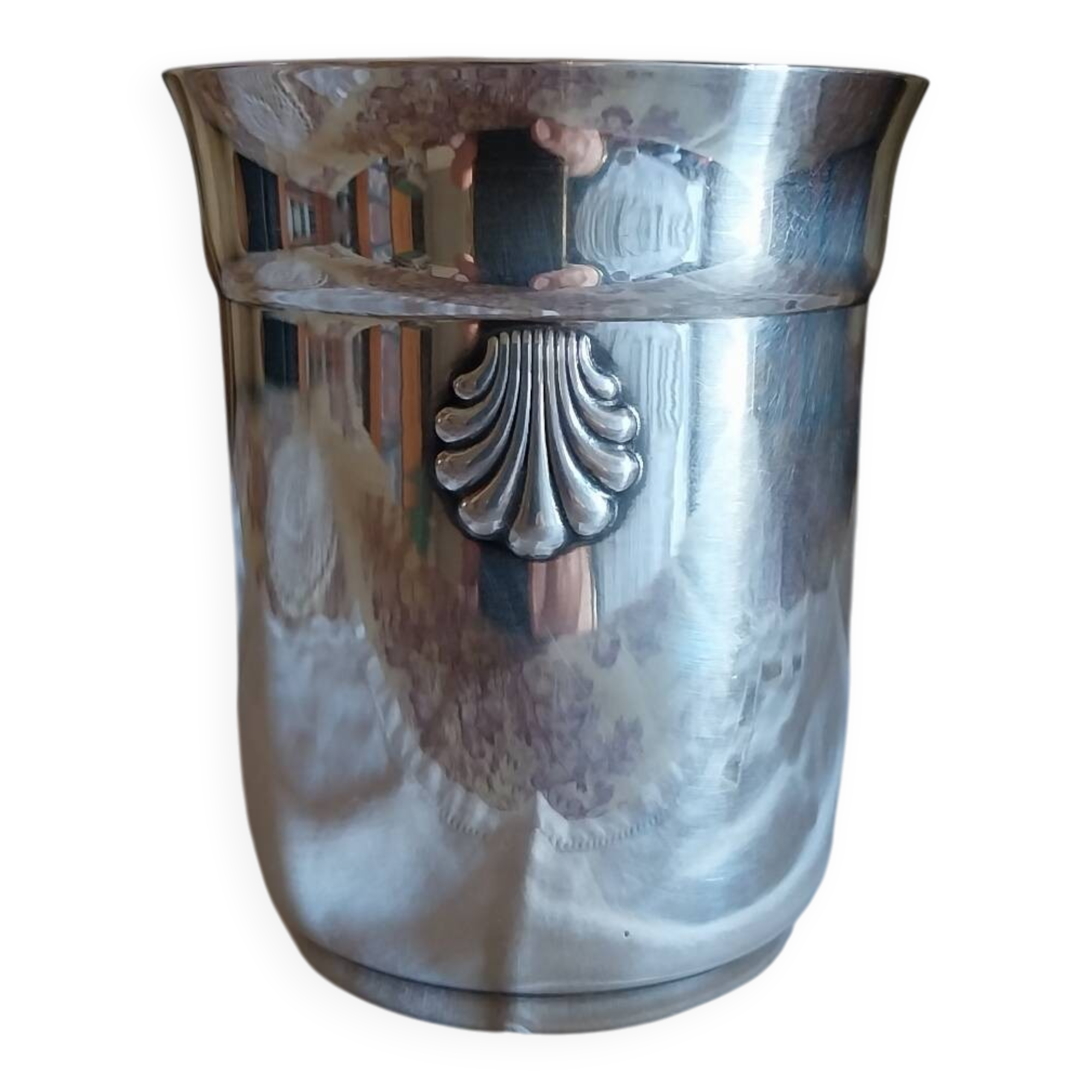 Old silver-plated metal cup by Ravinet & Denfer