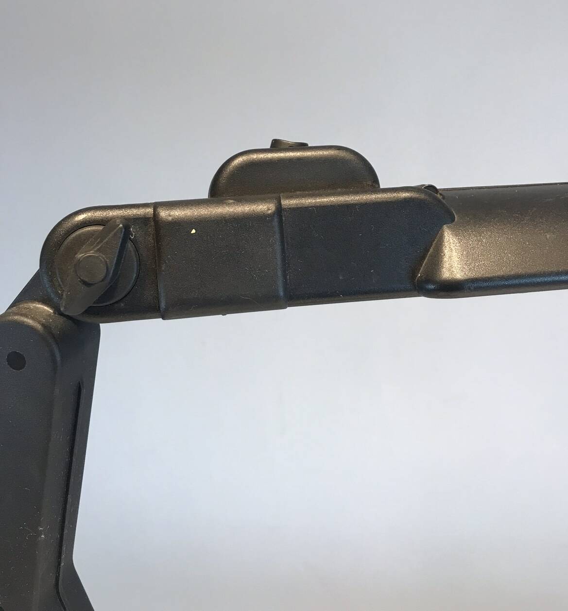 Large vintage postmodern desk lamp 'statut' by lival finland, 1980s