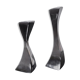 Pair of Swan candlesticks by Matthew Hilton, England, 1980