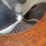 Vintage Canadian metal bowl with beaver decoration by Hoselton.